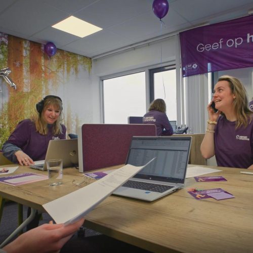 Thank a ton - medewerkers aan de telefoon